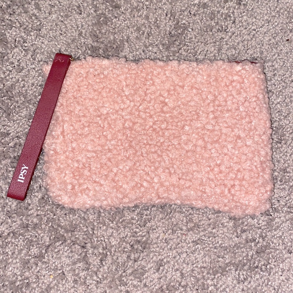 Ipsy Pink Makeup Bag